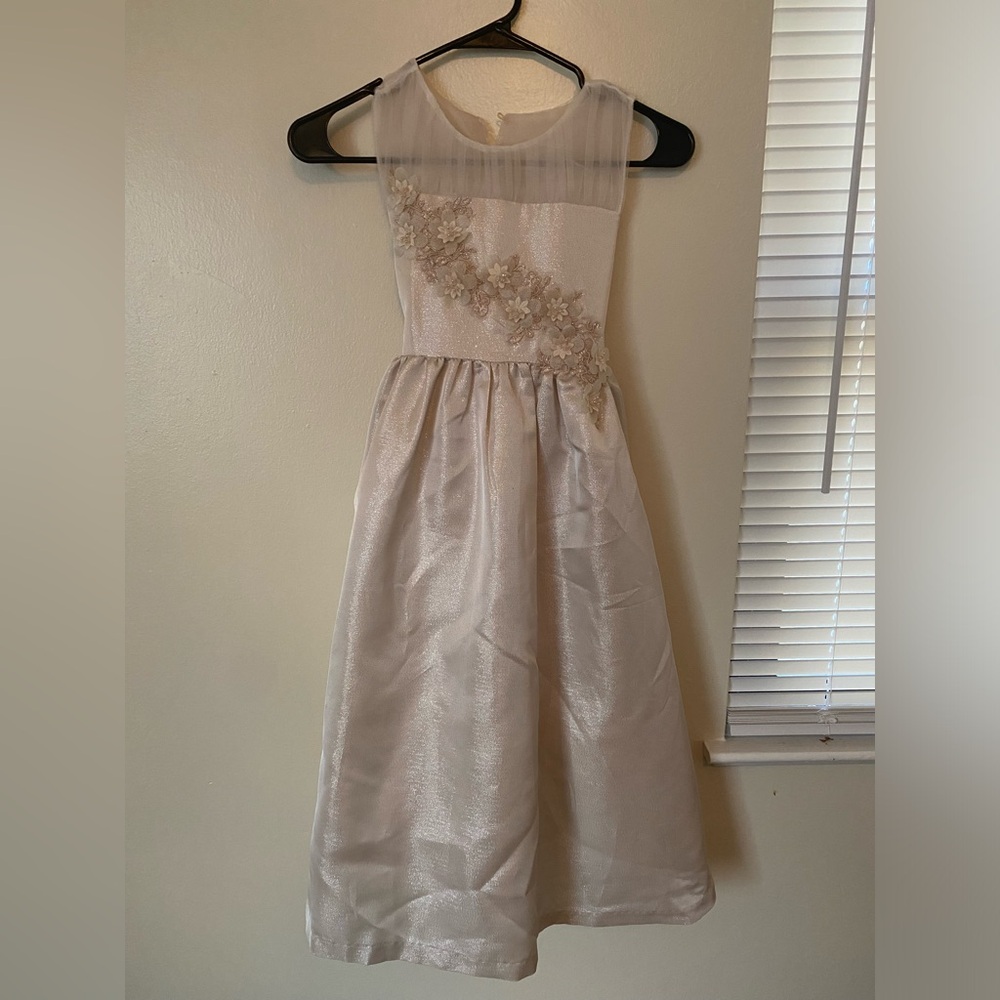 BONNIE JEAN - CHAMPAGNE DRESS